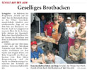 Geselliges Brotbacken